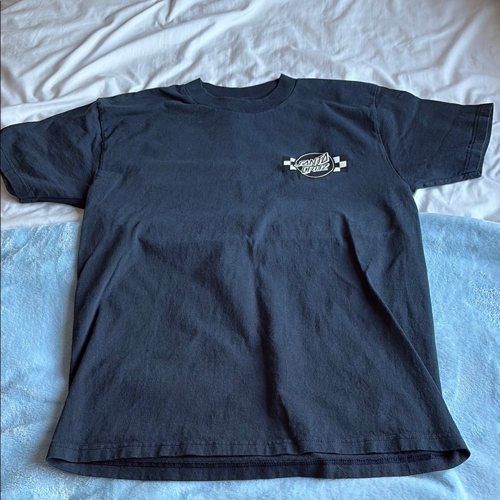 Santa Cruz Skateboards Black Short Sleeve Tee